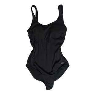 NWOT Women's Hurley Size XS Black Ribbed One Piece Padded Swimsuit